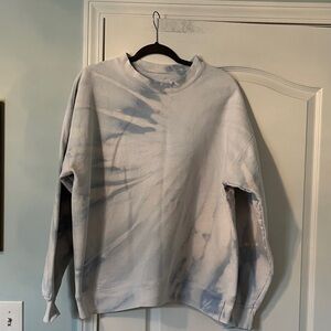 Blue Tie Dye Large/XL Sweatshirt VGUC